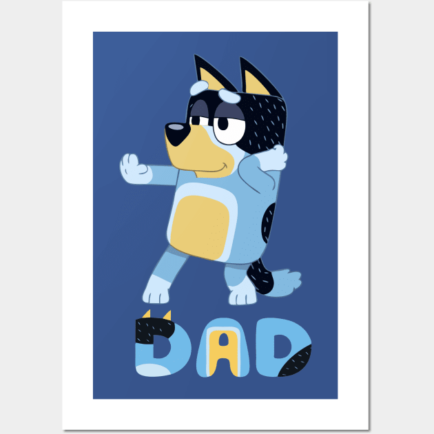 Dad Dance (Mirror) Wall Art by jersimage